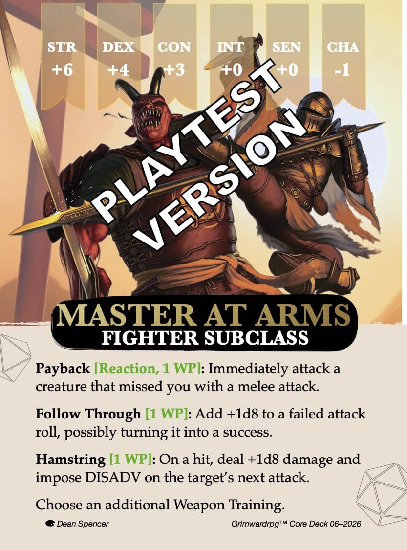 Subclass card